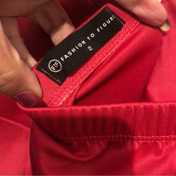 Fashion to figure strapless scuba peplum top sz 2x NWT - Picture 7 of 7